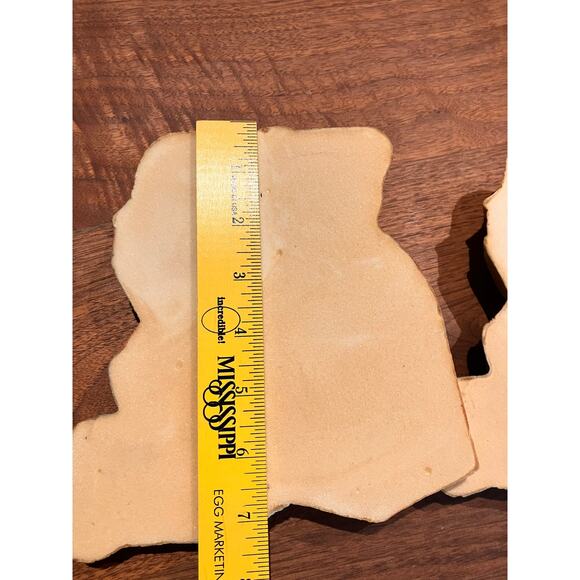 Vintage Plastic Clown And Teddy Bear Wall Hanging Frankie's Designs 85- Set of 2 - Picture 3 of 8